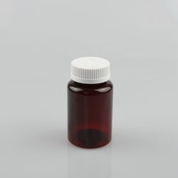250ml PET Plastic Amber Pill Bottle - Secure, Long-lasting and